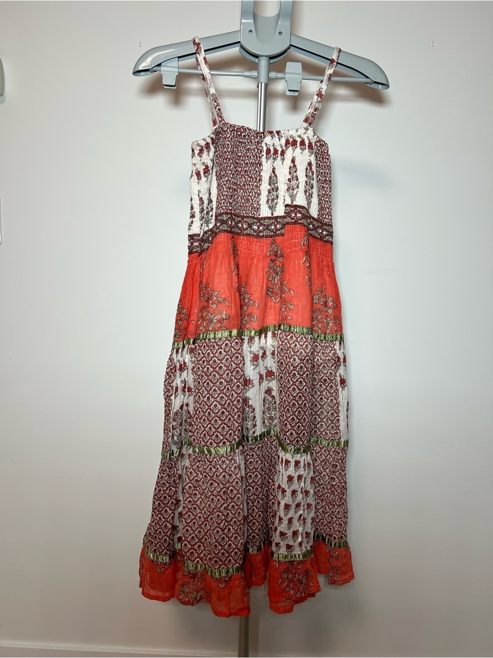 CYN by Cynthia Mehra Boho Tiered Women’s Summer Sundress with Spaghetti Straps - Picture 2 of 7